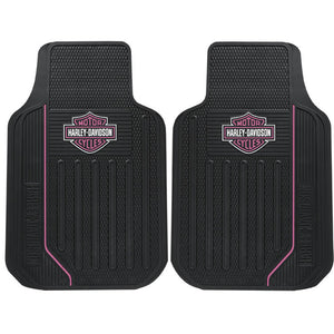 Harley-Davidson Pink B&S Logo Elite Floor Mats Pink CG1653P