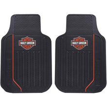 Load image into Gallery viewer, Harley-Davidson Floor Mats, Elite Series Bar &amp; Shield Logo Non-Carpeted 1653ORG
