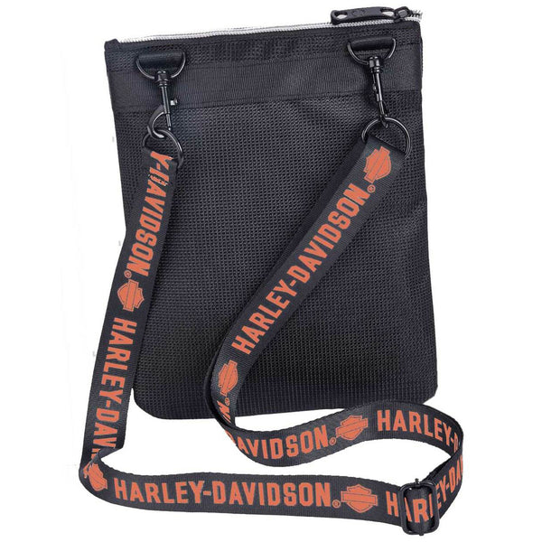 Harley-Davidson Women's Rubber #1 Logo Crossbody Sling Purse 99616 RUST1