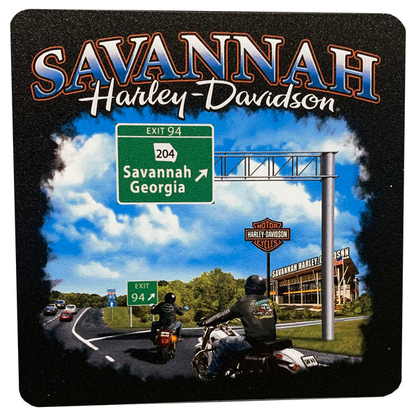 Custom Savannah H-D Interstate Stick-On Decal