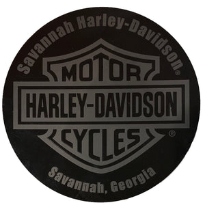 Custom Savannah H-D 2-Tone Stick-On Decal