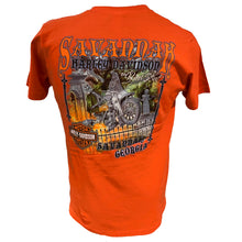Load image into Gallery viewer, Harley-Davidson Men&#39;s Exclusive BonAventure Rider Orange S/S River Street Dealer Shirt
