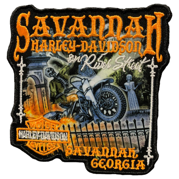 Harley-Davidson Savannah On River Street BonAventure Cemetery Exclusive Dealer Patch