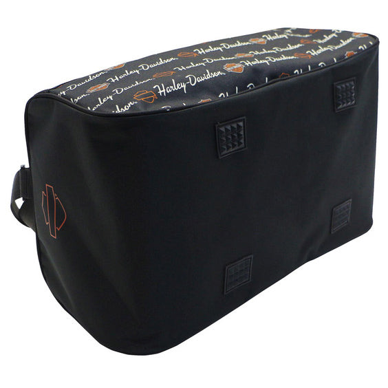 Harley-Davidson Signature Script Sports Duffel Bag w/ Adjustable Strap Black 99418 SIGNATURE