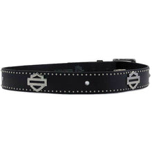 Load image into Gallery viewer, Women&#39;s Speed Queen Studded Genuine Leather Belt HDWBT11713-BLK
