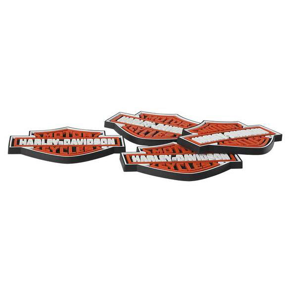 Bar & Shield Rubber Coaster Set HDL-18515