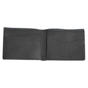 Men's Emboss Willie G Skull Leather Billfold Wallet XML4763-BLACK