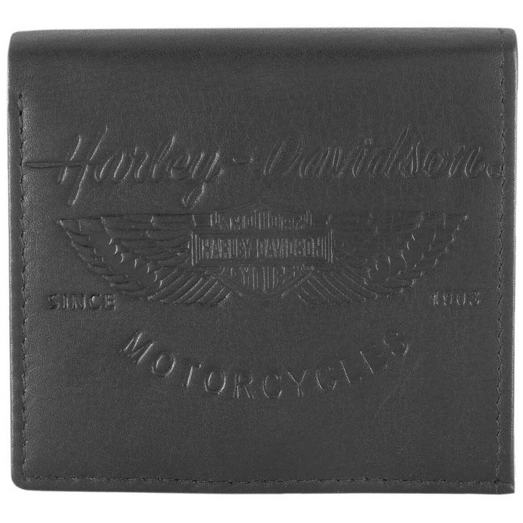 Women's Free Spirit Bi-Fold Wallet w/ RFID - Black HDWWA11677