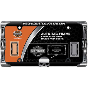 Willie G Skull & B&S 2-In-1 License Plate Frame CG42548