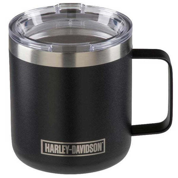 Etched H-D Stainless Steel Travel Mug w/ Lid HDX-98629