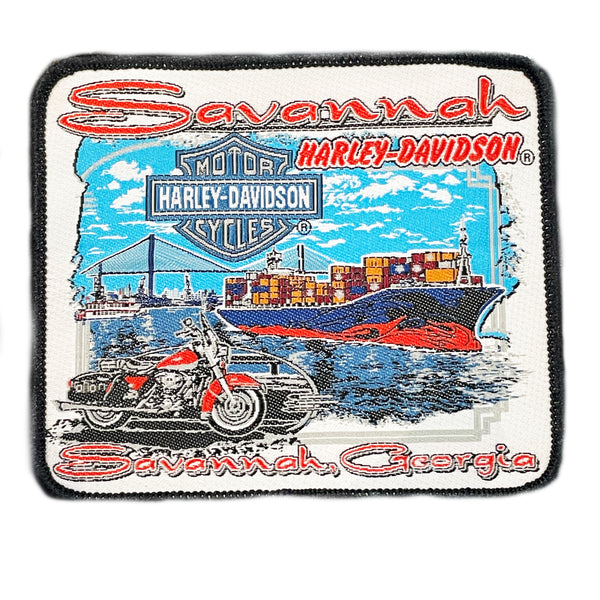 Savannah Harley-Davidson Exclusive Dealer Shipyard With Iconic Bridge Graphic Patch